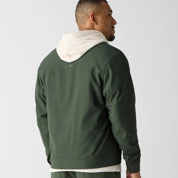 Fabletics Don Cruiser Jacket Pine Shadow Green Men's Size XL - Picture 2 of 16